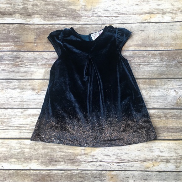 baby girl green velvet dress